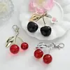Chaveiro de Cereja Pingente de Bolsa Decoração de Mochila Estilo Tendência da Internet Japonesa e Coreana Pingente de Fruta Cereja da Moda