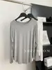 95% Viscose, Barra de Modal Densa, Camiseta de Manga Longa para Mulheres, Estilo Simples e Fluido, Camiseta de Manga Curta com Fenda Lateral, Verão 2025