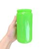 Novo cross-border 16oz grande capacidade copo de plástico simples moda geleia cor portátil ao ar livre copo de palha atacado