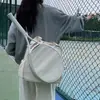 Bolsa de Ombro para Tênis Esportiva ao Ar Livre Pode Ser Usada na Diagonal, Mochila de Tênis Portátil Fashionável Unissex Mochila