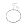 Pulsera de Cadena de Hueso de Serpiente de Estilo Nicho Popular Transfronterizo Elevadamente Joyería para Mujer DIY Lujo Accesible Joyería de Pulsera de Acero al Titanio