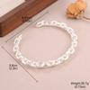 Pulsera Geométrica Hueca Trenzada Simple para Mujer de Gama Alta Nueva Moda 2024 Pulsera Versátil Retro Pulsera al por Mayor