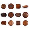 Yfjy Export Último Pedido Plato Japonés Plato para Snacks Posavasos de Madera Plato Plato Pequeño Plato para Mojar Plato para Comida Occidental Plato de Desayuno