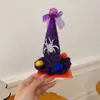 Sombreros de Halloween transfronterizos: Diadema de felpa de fantasma de calabaza, diseño versátil de nicho, disfraz de cosplay, accesorio para el cabello peculiar para mujeres
