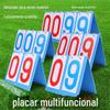 Placar de Futebol Dois Três Três Quatro Posições Flip Placar Tênis de Mesa Placar Placar de Basquete Placar de Plástico