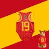 Nunbell Copa do Mundo Transfronteiriça de 2026 nos EUA, Canadá e México Roupa de Manga Curta com Camisa de Futebol para Cães e Gatos Pequenos, Médios e Grandes