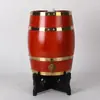Barril de roble barril vacío al por mayor vinificación especificación fija vertical barril Baijiu barril de vino supermercado stock a granel vino cerveza Lei De Zhu
