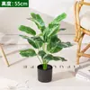 Sala de Estar Estilo Escandinavo Planta Verde Monstera Deliciosa Pequeno Vaso Planta Verde Falsa Enfeites Enfeites de Flores Artificiais Decorativos