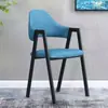 Silla de Comedor Lujo Ligero Silla de Ocio con Respaldo para el Hogar Taburete Simple para Escritorio Silla para Restaurante, Té con Leche, Uñas Silla de Recepción de Negocios