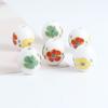 Cuentas de barril de colores azules y blancos, cuentas de cerámica de forma especial, apliques Jingdezhen, cuentas de porcelana oliva, accesorios de joyería hechos a mano, material al por mayor