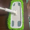 Cabezal de repuesto para mopa Swiffer Cubierta de tela plana de doble uso seco y húmedo reutilizable Fibra extraíble y lavable Multicolores opcionales