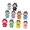 Crayon Shin-Chan Astronauta Caixa Surpresa Resina Fofa Acessório DIY Desenho Animado Ornamento Chaveiro Pingente Brinquedo da Moda