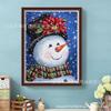 Nuevo diy Navidad Muñeco de Nieve Tonto Pintura de Diamantes Pegado de Diamantes Pintura de Diamantes Pintura de Albañilería Pintura Decorativa Daifa Transfronterizo