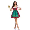 S-XL Traje Tradicional Bávaro do Oktoberfest Alemão Fantasia de Halloween Cosplay Festa Roupa de Palco