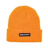 Gorro de Tela Tejida Gruesa con Etiqueta para Hombres y Mujeres Otoño e Invierno 2025 Nuevo Gorro de Lana Tejida Gorro Cálido de Invierno con Protección para los Oídos Gorro para el Frío