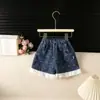 Novos Hot Pants de Verão para Bebê Menina com Acabamento em Renda, Shorts Jeans Casuais da Moda Coreana com Laço para Meninas