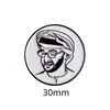 Modelo Quente Transfronteiriço Oriente Médio Emirados Árabes Unidos Retrato do Rei Senhor Esmalte Pintado Emblema Adesivo para Celular Pronto para Entrega