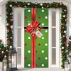 Cubierta de puerta del Grinch Navideño transfronteriza, decoración de puerta principal, colgante de puerta exterior para fiesta navideña, bandera feliz de monstruo navideño