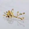 Hebilla para Servilleta Anillo para Servilleta Exquisito y Sencillo Anillo para Servilleta de Resorte Doble Perla Anillo de Tela de Moda para Hotel Hebilla para Comida Occidental