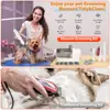 Aspiradora para Aseo de Perros y Kit de Aseo para Mascotas con Taza de Polvo para Pelo de Mascota de 2.3L Aspiradora de Cepillo para Perros para Aspiradora de Pelo de Mascota
