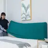 Funda de Mesita de Noche Todo Incluido de Terciopelo de Maíz Bolsa Suave a Prueba de Polvo Universal Simple Funda de Mesita de Noche Funda Protectora para Respaldo de Cama Escandinavo
