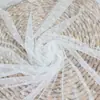 Encaje Hueso Blanco Tela de Encaje Gasa de Boda Cortina de Mesa Mesa de Postres Mantel Malla Accesorios de Boda Envío Gratis