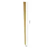 Chopsticks Quadrados de Aço Inoxidável 304 23cm Direto da Fábrica Chopsticks Quadrados Coreanos Antiderrapantes Antiescamento Vazados Chopsticks Domésticos