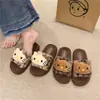 Pantuflas Súper Populares y Lindas de Hello Kitty, Pantuflas Peludas de Dibujos Animados de Celebridad de Internet a la Moda, Nuevas Pantuflas de Algodón Cálidas a la Moda para Salir
