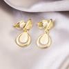 Pendientes de Clip Elegantes y Versátiles para Mujeres Sin Perforaciones, Adecuados para el Viaje Diario, con un Toque de Lujo Ligero de Alta Gama, Diseño Triangular