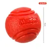 Meianju Bola Quicante para Cachorro Resistente à Mordida Bola Sólida Brinquedo de Borracha para Morder Bola com Corda para Exterior Treinamento de Busca
