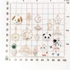 1 DIY Jóias Liga Óleo Gota Urso Lua Pingente Dos Desenhos Animados Colar Brincos Chaveiro Acessórios Atacado