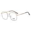 B26004 Celebridad Cibernética Cuadrado Marco Grande Hombres y Mujeres Liso ins Montura de Gafas Luz Azul Anti Espejo Plano Marco Adelgazante para Cara Grande