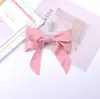 Nuevo Corea del Sur Dongdaemun Francés gran pasador de lazo simple súper hada pinza superior pinza para flequillo pinza para la parte posterior de la cabeza