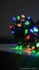 Linternas de Burbujas Intermitentes Línea Negra LED Llenas de Estrellas Luces de Cadena Enchufe para Patio Iluminación Decorativa Impermeable para Calle Festiva Ingeniería