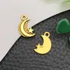 1 Colgante de Sol Luna Estrella de Oro Antiguo para Llavero DIY Colgante Accesorios de Collar Amazon