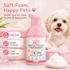 Espuma de Baño KineShineX para Gatos y Perros, Espuma Limpiadora Suave para Pelo y Patas, Refresca y Elimina Olores