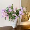Cachos Realistas de Flores Artificiais de Espinheiro-Alvar com um Toque de Luxo de Alta Qualidade para Cenários de Pousada ao Ar Livre e Decoração de Sala de Estar