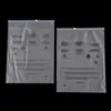 Saco com Zíper Fosco Personalizado de CPE+PE para Roupas, Um Lado Transparente e Um Lado Semitransparente, Saco de Embalagem Plástico Espesso Ecológico