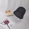 Sombrero de Pescador Sombrero Cubo Sombrero Cubo Individual Sombrero Dulce Mujer Estilo Coreano Estilo Japonés Estilo Sombrero de Paja Blanco Sombrero de Sol de Playa de Verano para Mujer