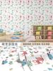 Papel tapiz de dibujos animados autoadhesivo impermeable a prueba de humedad papel tapiz cálido pegatinas de pared decoración de habitación infantil renovación de muebles pegatinas de pared