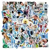50 Adesivos de Messi, Estrela do Futebol, para Capinhas de Celular, Capacetes de Computador, Adesivos para Bagagem Adesivo Messi