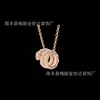 Collar con forma de serpiente de malaquita Baojia para mujer, oro rosa de 18 quilates, incrustado con diamantes y colgante de nácar blanco, lleno de diamantes, cadena de clavícula tipo hueso de serpiente