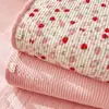 Funda de Cama de Doble Capa de Gasa de Dibujos Animados para Madre y Bebé, Terciopelo de Leche, Acolchada, Engrosada, Protector de Cama Antideslizante, Sábana Lavable a Máquina para Colchón