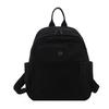 Mochila de color sólido para mujer, nueva mochila de tela de nailon ligera, de gran capacidad y de moda, mochila de viaje pequeña para mujer (2025)