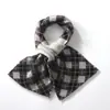 Bufanda Cálida de Cachemir 100% para Otoño e Invierno con Diseño de Cuadros y Bloques de Color Tejido Calado Cuello de Cachemir de Cabra para Protección del Cuello