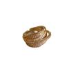 Anillo Geométrico de Apertura Multicapa de Zircón Luz Ins Lujo de Alta Gama Sentido Anillo de Dedo Sentido de Diseño Nicho Pulsera Venta al por Mayor Mujeres