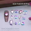 Coloridos Diamantes de Imitación Hot-Bottomed para Uñas Joyería de Diamantes Planos Accesorios para Uñas de Forma Especial DIY Accesorios para Ropa Accesorios Lavables