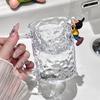 Taza para enjuague bucal, taza para cepillo de dientes, taza para cepillo de dientes doméstico, taza transparente ligera de lujo avanzada para cepillo de dientes, taza para pareja, taza simple para cepillo de dientes