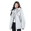 Nuevas chaquetas acolchadas de algodón con capucha para hombre y mujer, abrigos de moda engrosados, chaquetas acolchadas tipo puffer, adecuadas para montañismo, esquí, ciclismo y actividades al aire libre