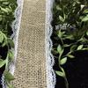 Fornecimento direto da fábrica de rendas DIY Natal artesanato de casamento linho linho rolo estilo rico e diversificado
